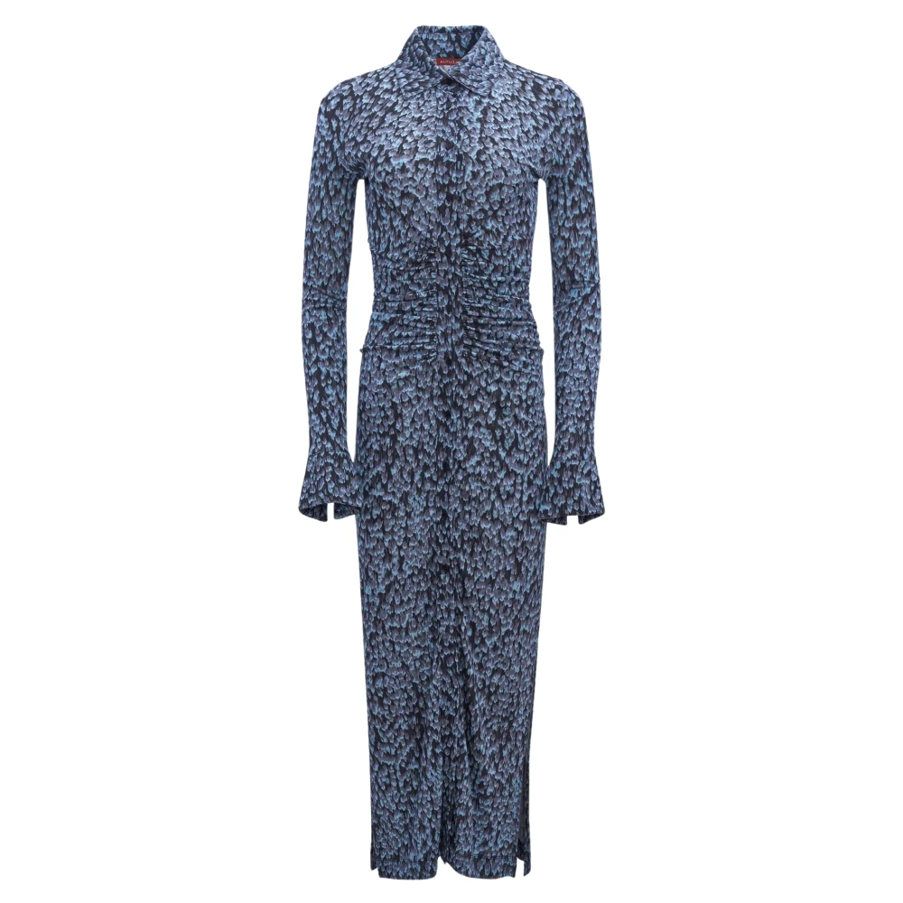 Altuzarra Verenprint Claudia Jurk Blue Dames