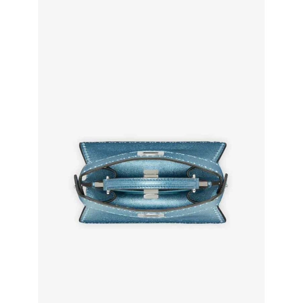 Fendi Peekaboo Iseeu Laguna Stijl Handtas Blue Dames