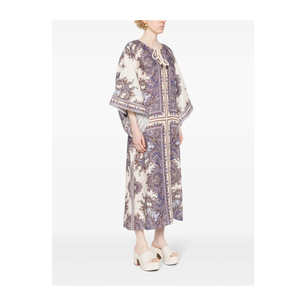 Zimmermann Paarse Jurk voor Vrouwen Aw24 Multicolor Dames