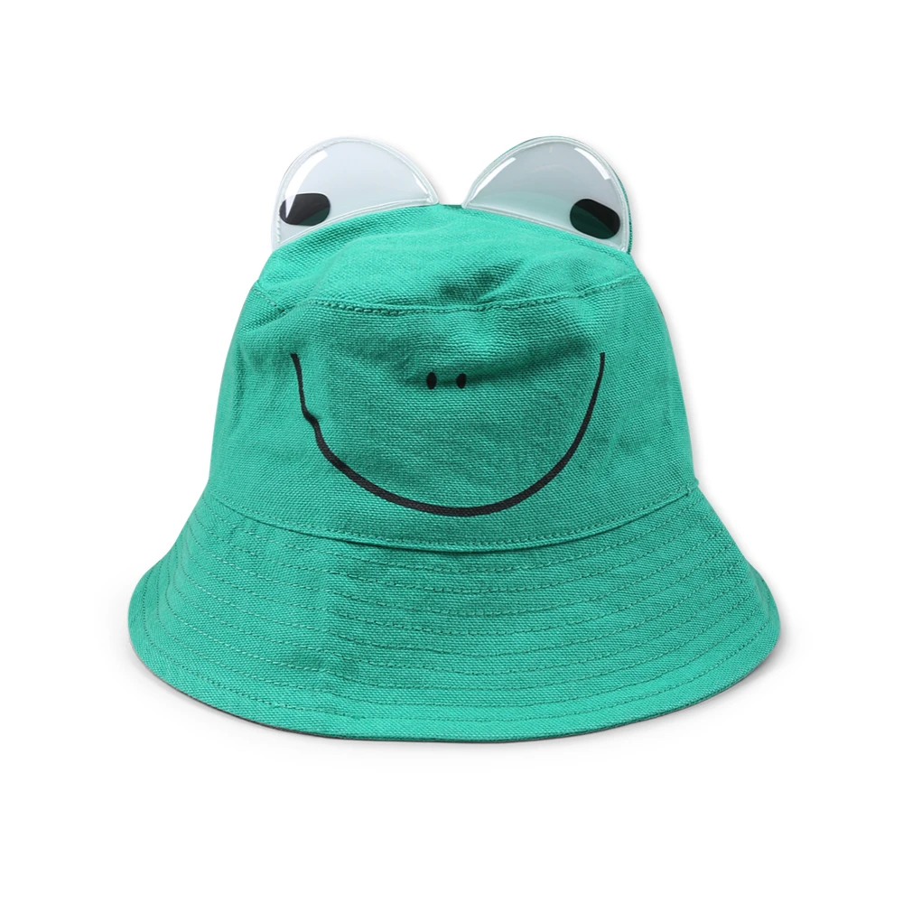 Stella McCartney Grön Grodmotiv Cloche Hatt Green, Unisex