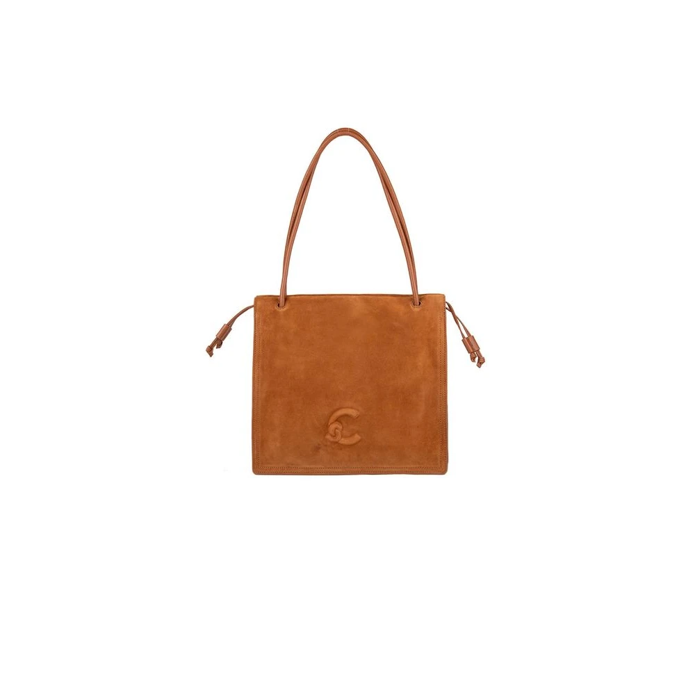 COCCINELLE shoulder bag Dulse Suede Handbag Cognac / Cognac - Image 2