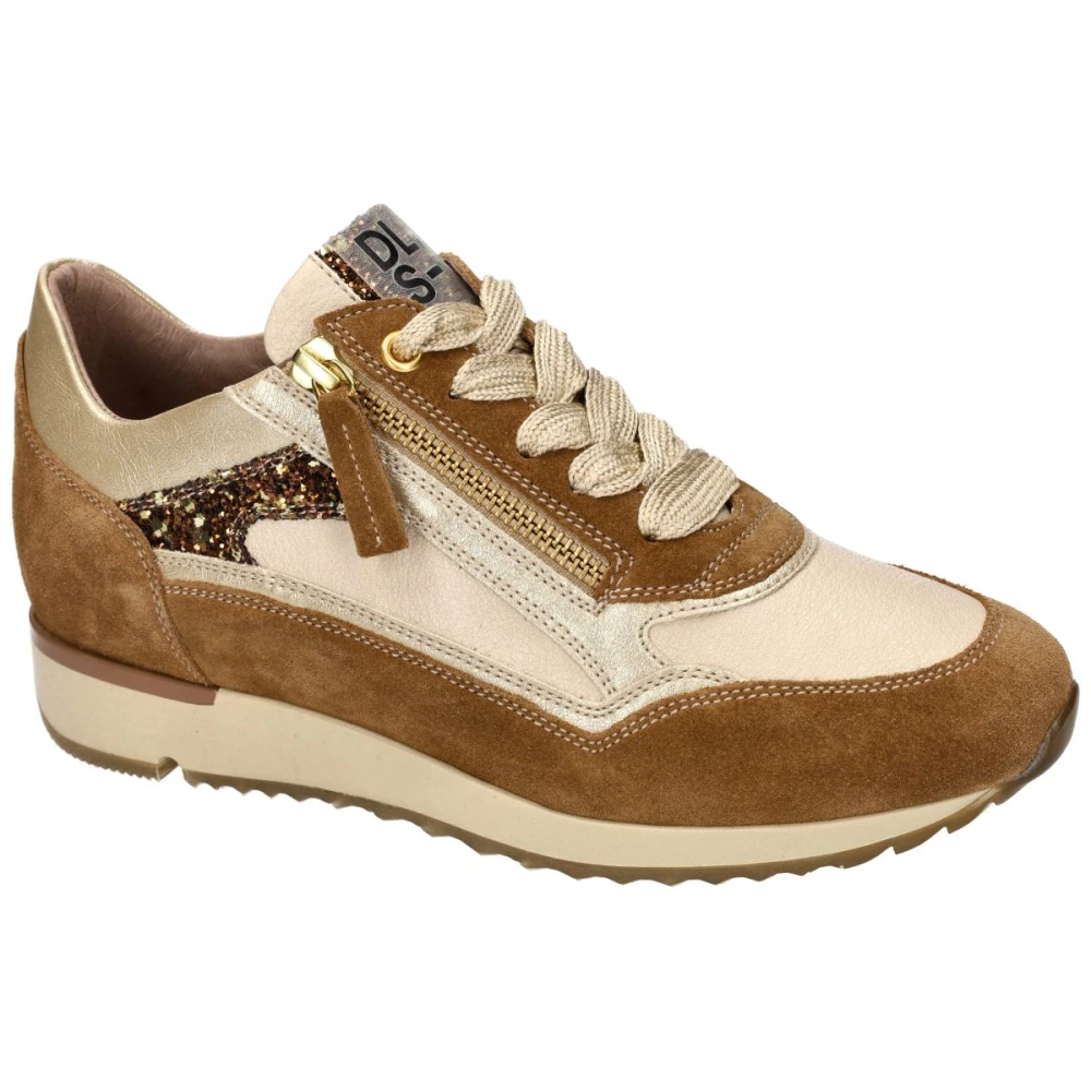 DL Sport 6325 Alaska Avorio Sneakers Dames Schoenen Beige