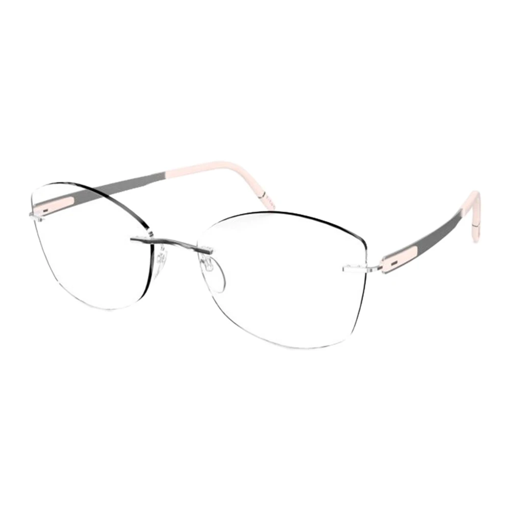 Silhouette Unisex Gray Glasses, 52 Mm, Eyewear Frames Iced Blossom