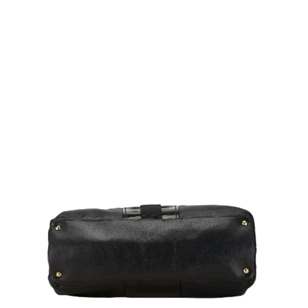Salvatore Ferragamo Pre-owned Leather shoulder-bags Black Dames