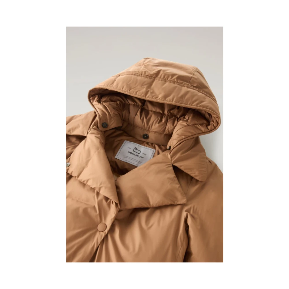Woolrich Lichtgewicht Donsjas Groot Brown Dames
