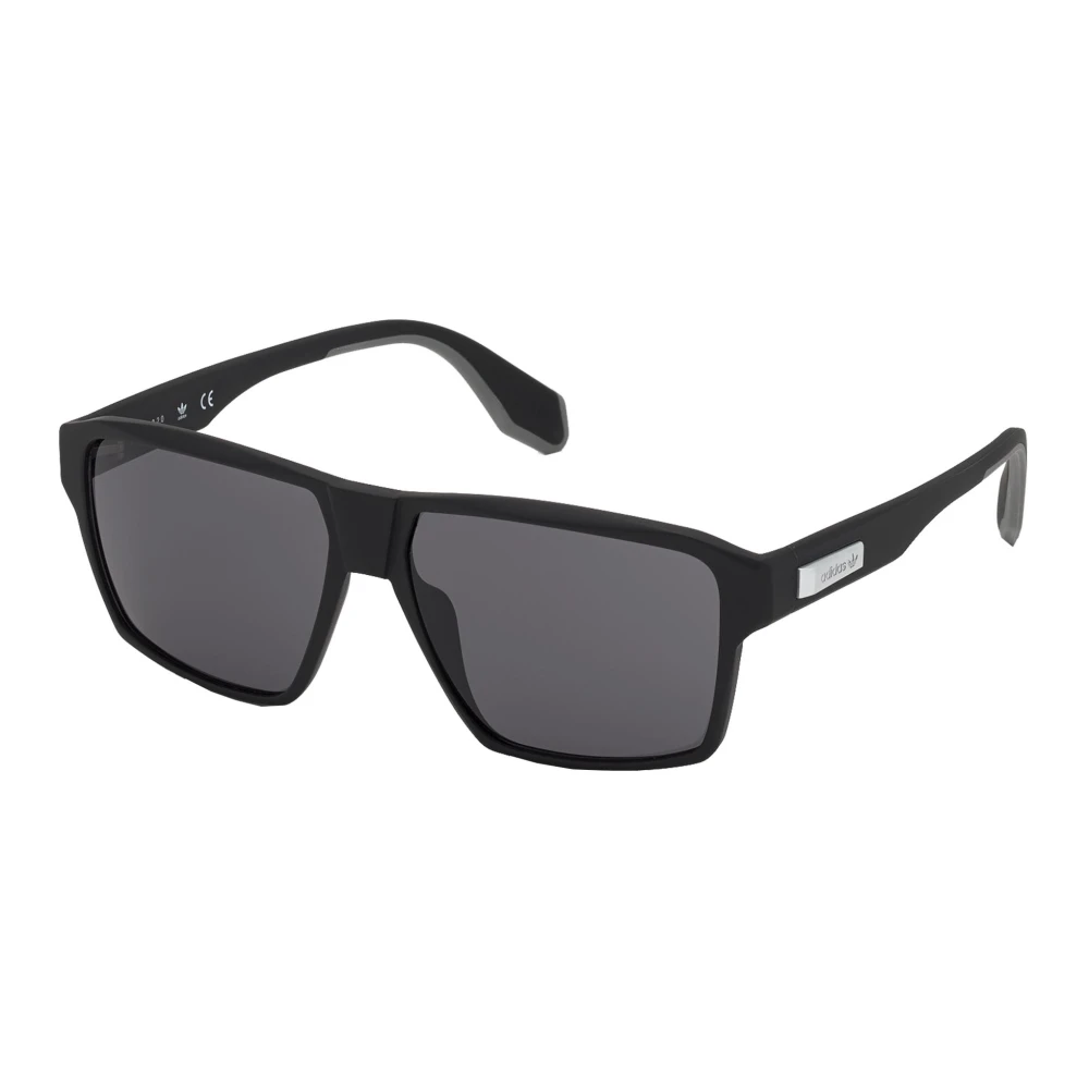 Adidas Originals Men's Black Sunglasses, 58 Mm, Matte /Grey Sunglasses
