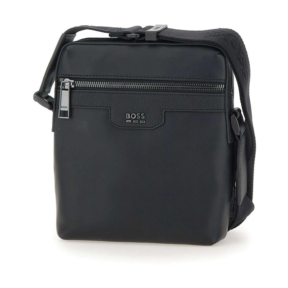 Born With Appetite Zwarte Eco Leren Schoudertas Jareth Black Heren