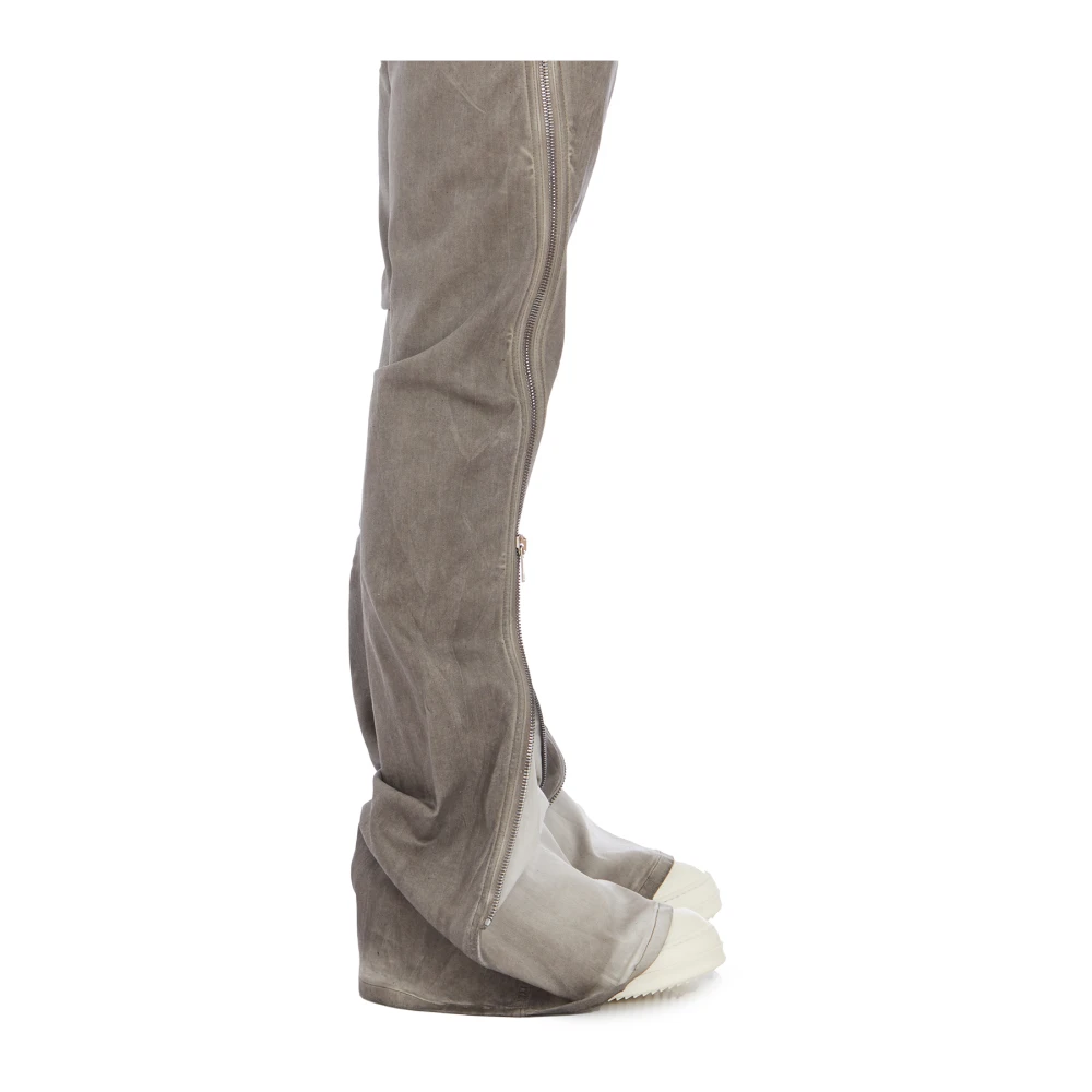 Rick Owens Denim Banana Dust Jeans Gray Heren
