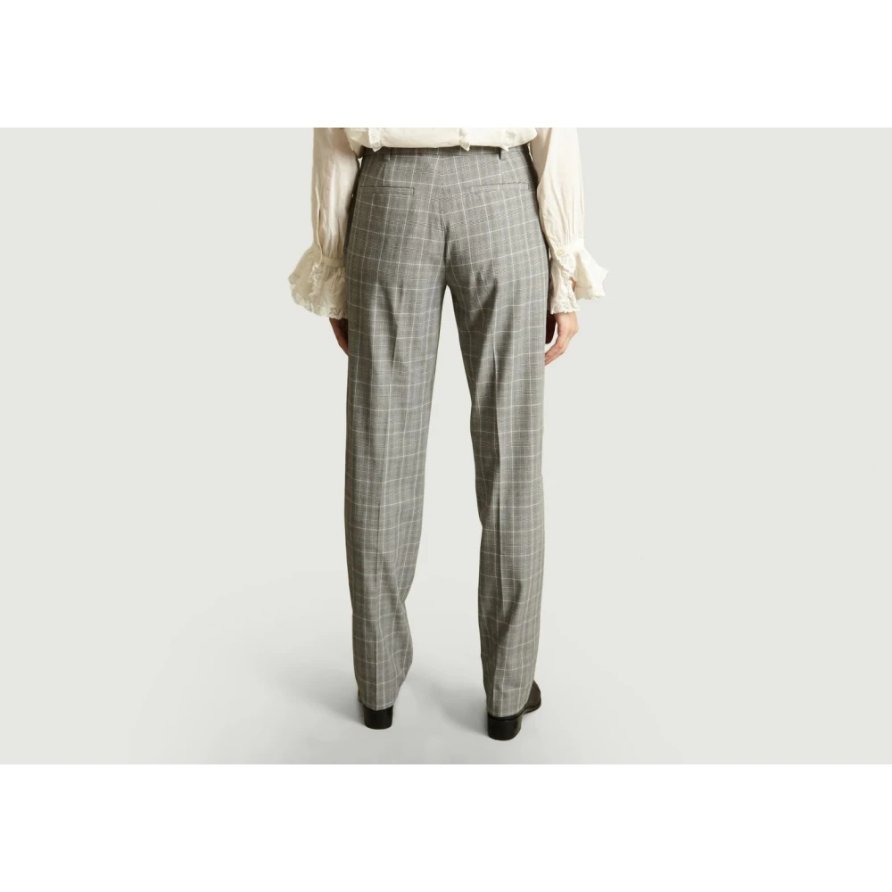 Essentiel Antwerp Grijze Prins van Wales Broek Gray Dames