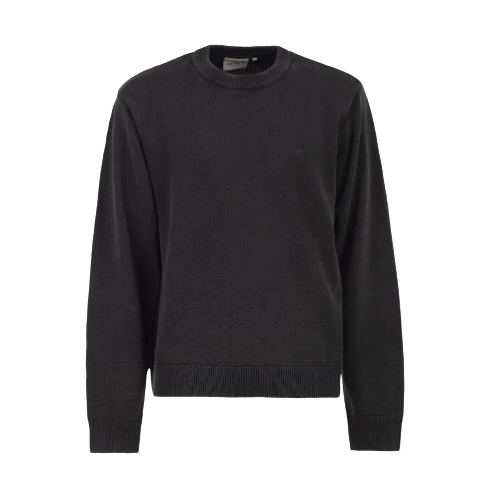 Carhartt Wip Men's Black Kori Jumper - Round-Neck Knitwear - M - Knitwear