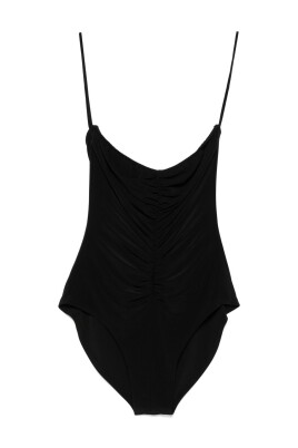 black-sleeveless-ruffled-topwear