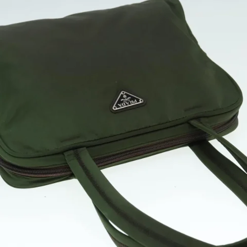 Prada Vintage Pre-owned Nylon prada-bags Brown Dames
