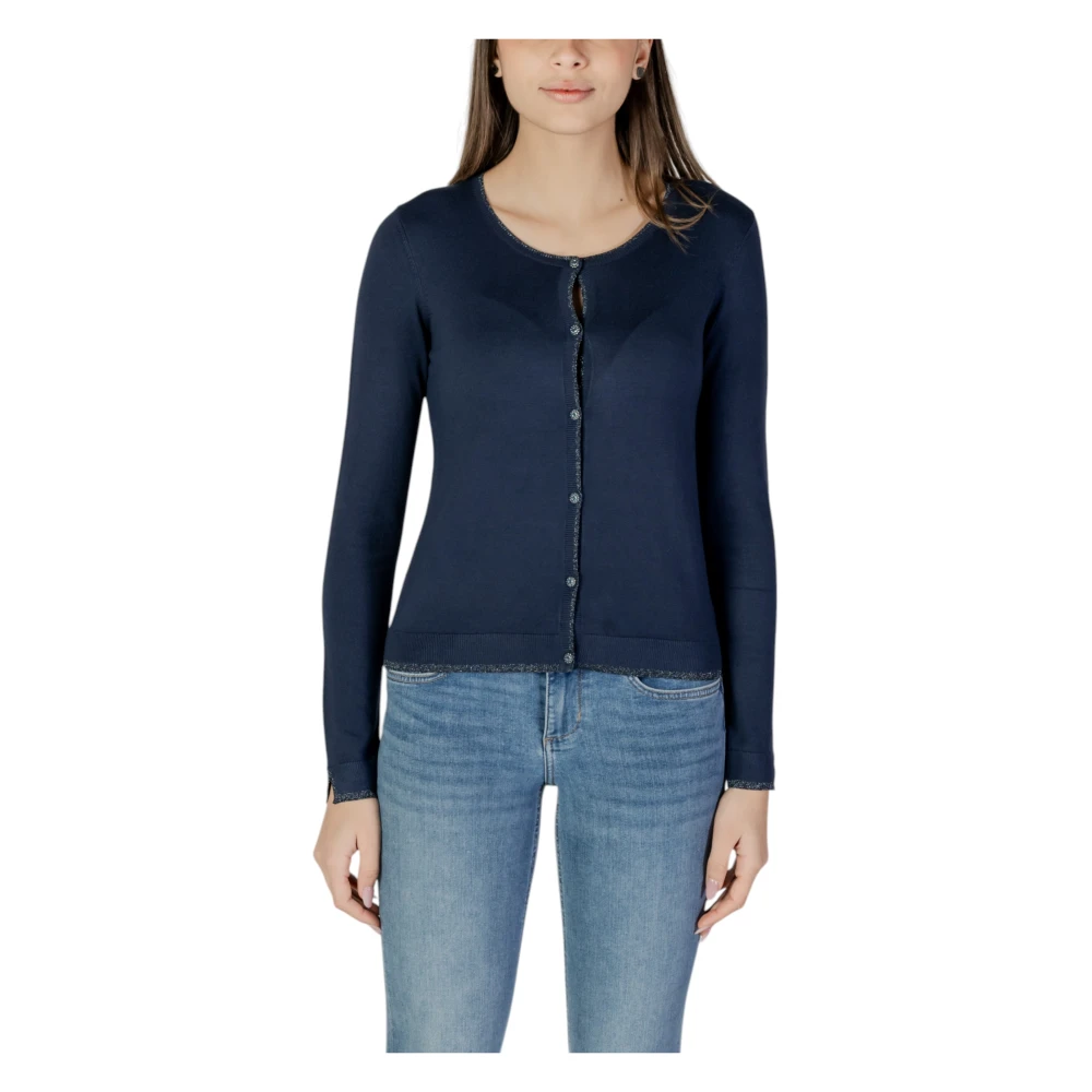 Liu Jo Damen Blau Strickwaren, Xsgröße: