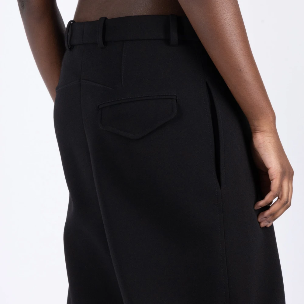 Wardrobe.nyc Zwarte Wol Hailey Bieber Broek Black Dames