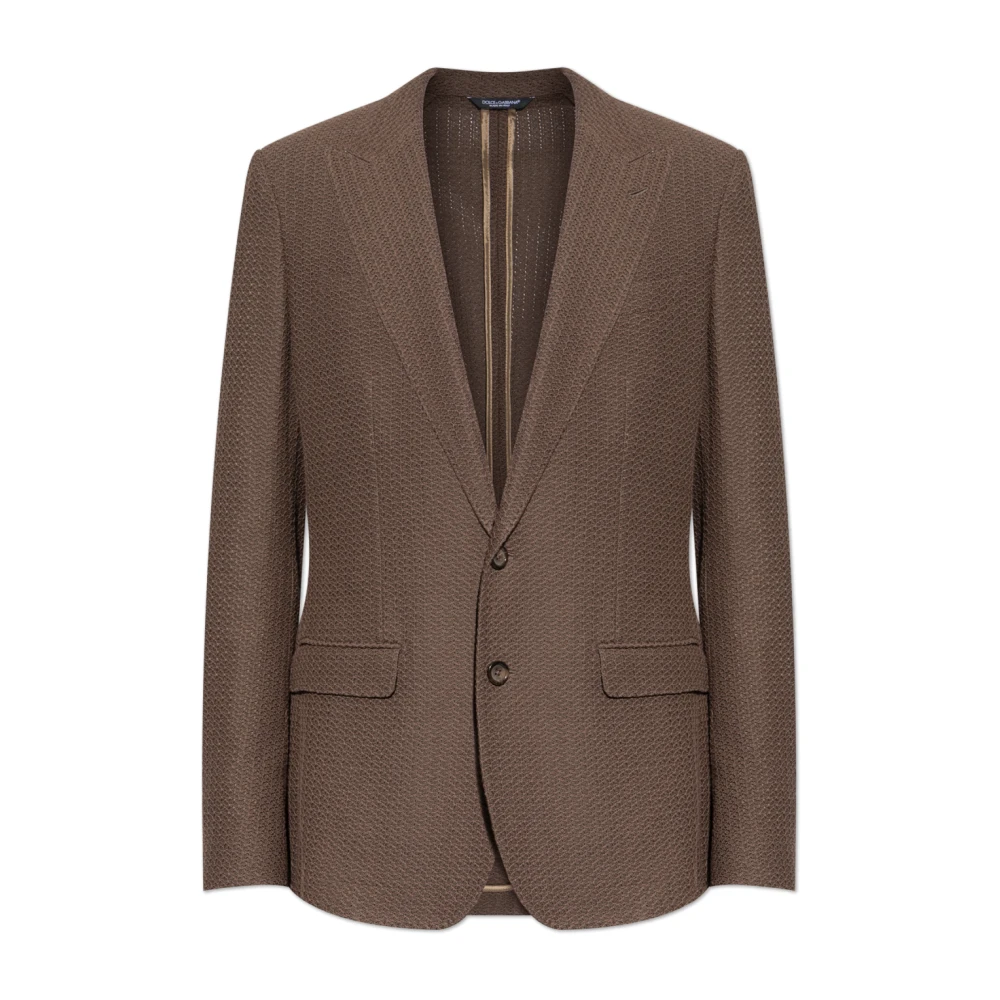 Dolce & Gabbana Hombre Marrón - Blazer De Un Botón - Jackets - L