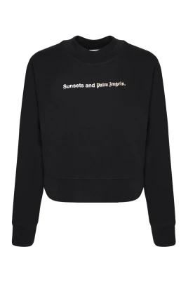 Logo Print Cotton Sweater