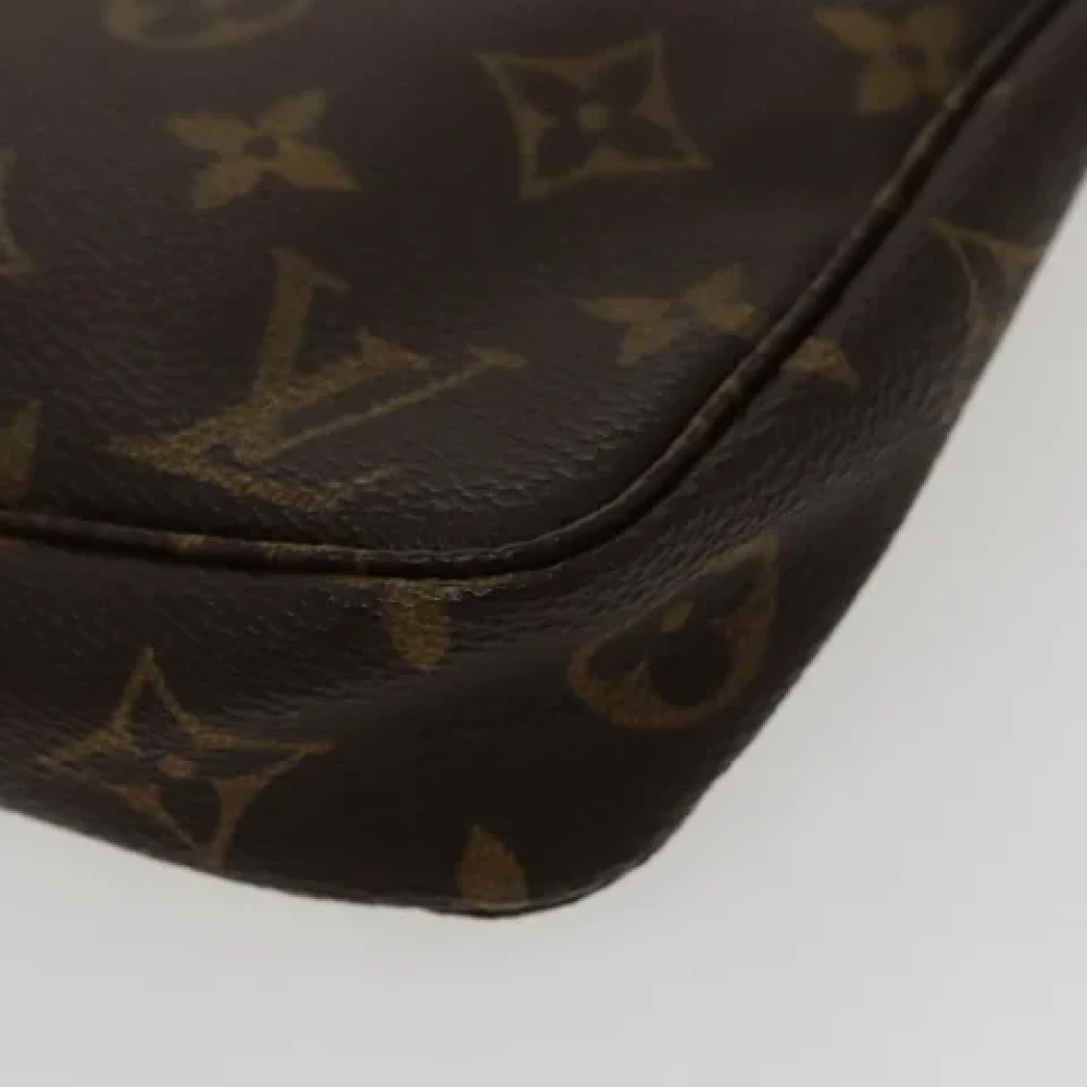 Louis Vuitton Vintage Pre-owned Canvas clutches Brown Dames
