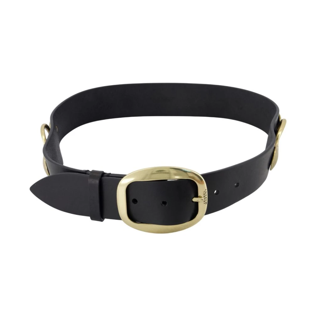 Isabel Marant Women's Black Leather Belt - Dara Gz