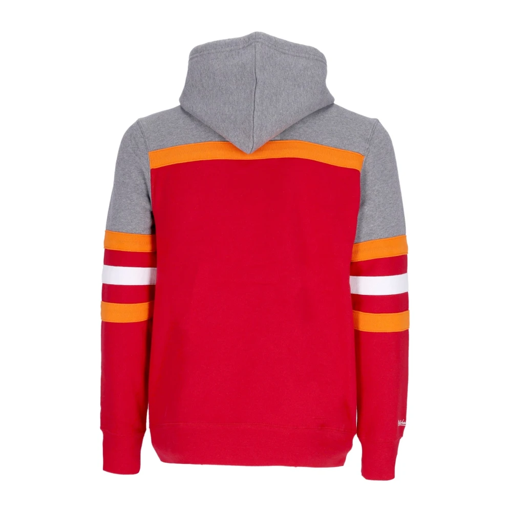 Mitchell & Ness NFL Headcoach Hoodie Scarlet Red Heren
