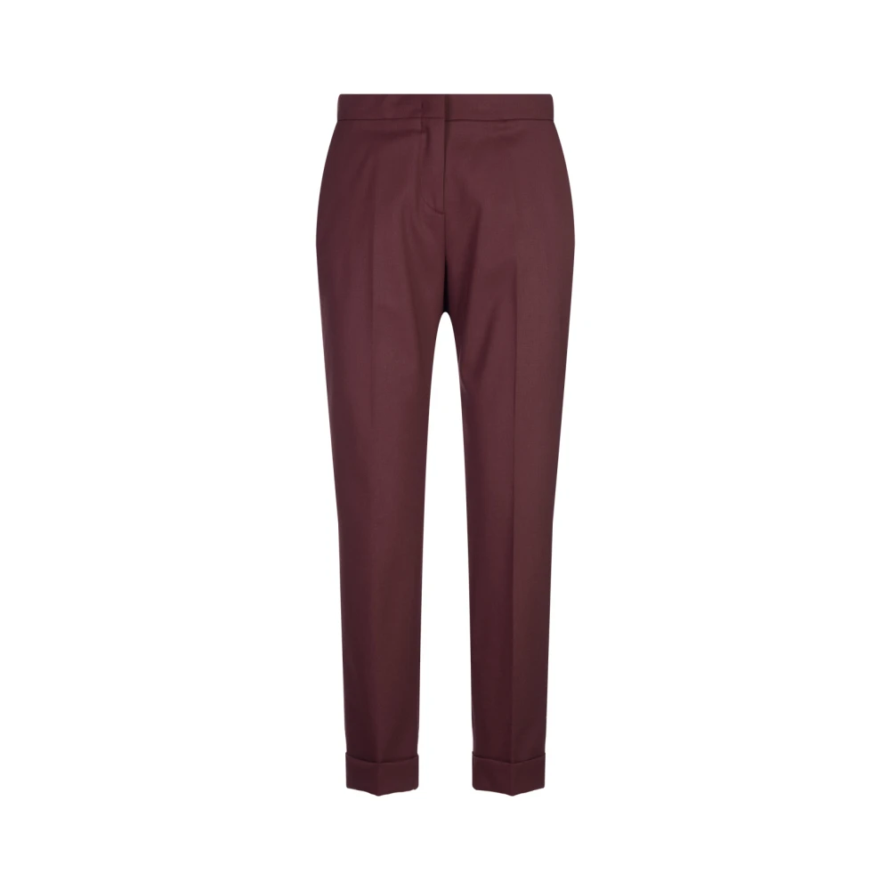 ETRO Paarse Cropped Cigarette Broek Purple Dames