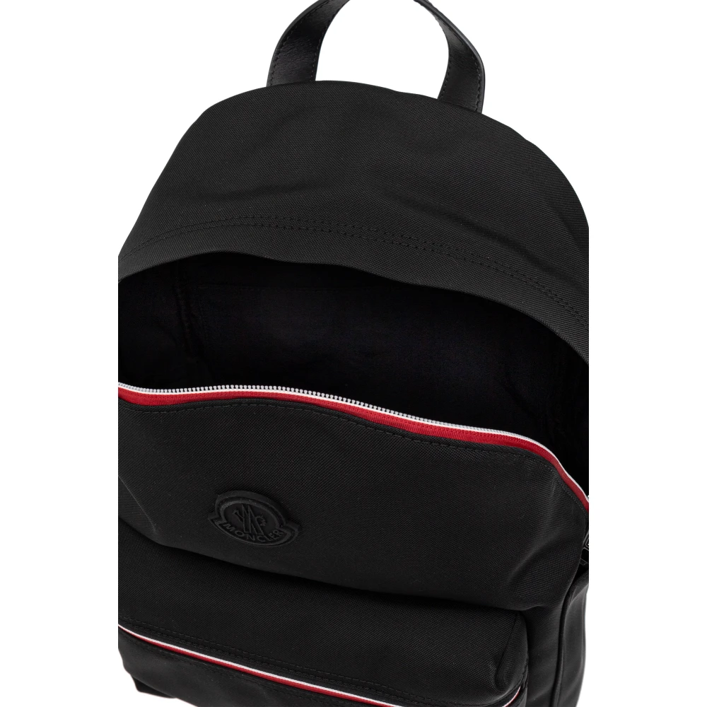 Moncler Rugzak met logopatch Black Heren
