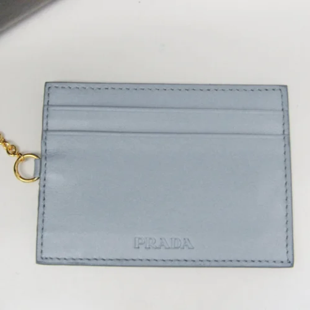Prada Vintage Pre-owned Leather wallets Black Dames