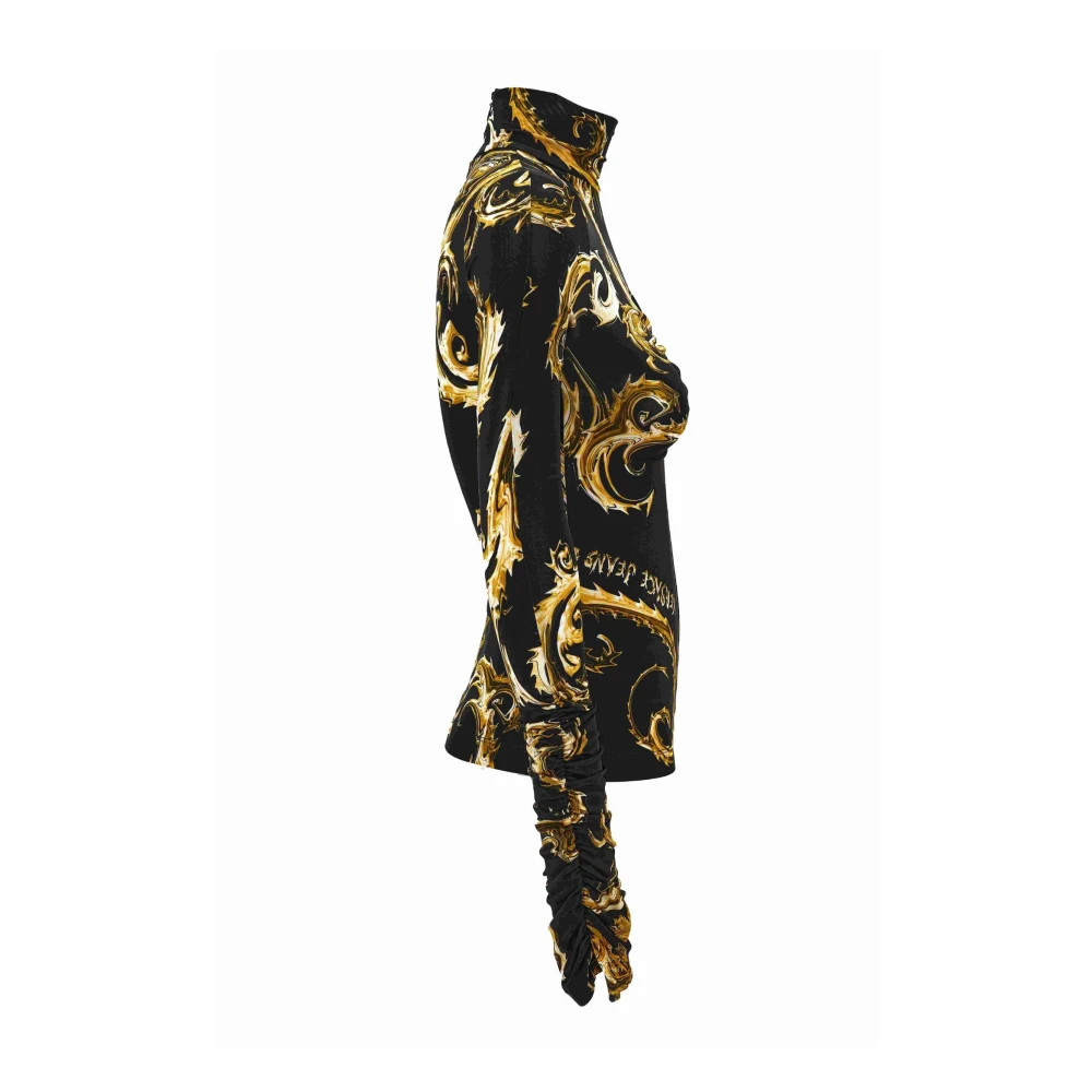 Versace Jeans Couture T-shirts en Polos Black Dames