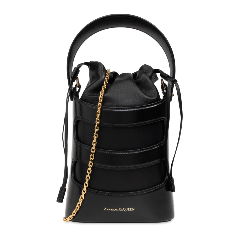 Alexander mcqueen Mini The Rise schoudertas Black Dames