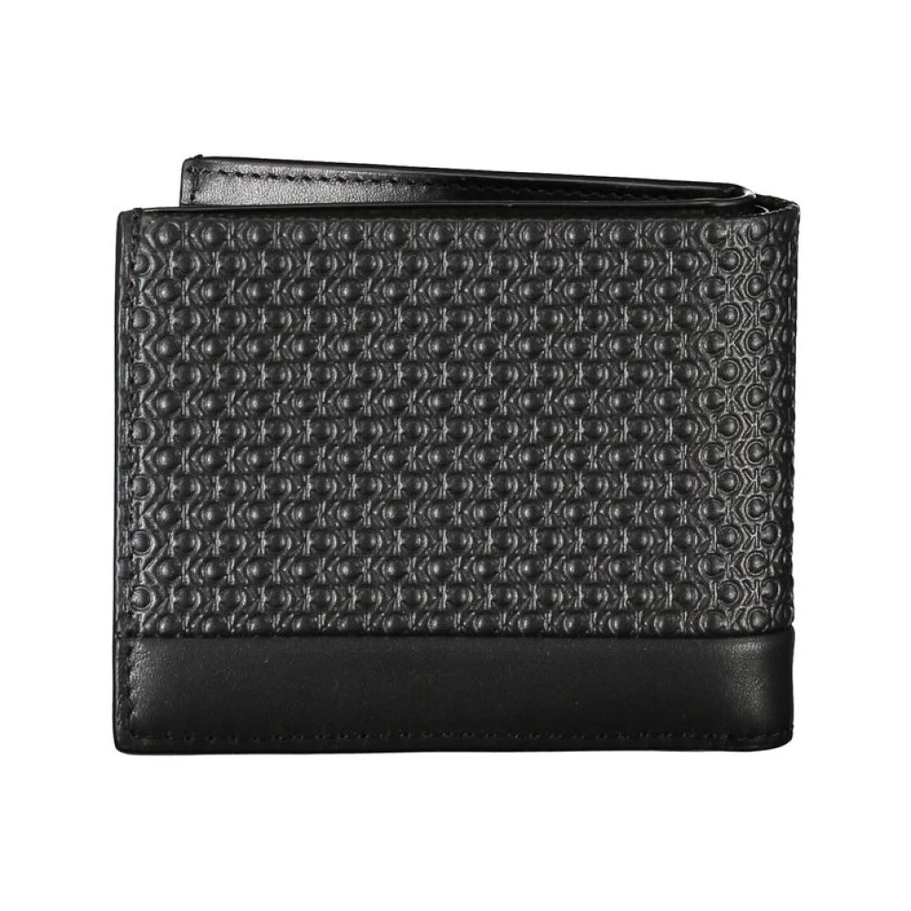 Calvin Klein Elegante Zwarte RFID-Portemonnee Black Heren