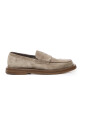 chaussures-plates-en-daim-kaki
