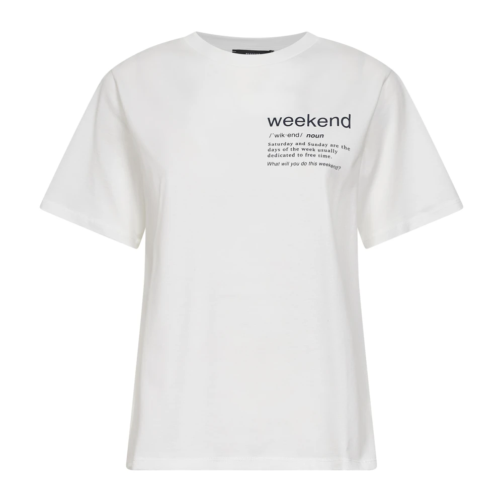 Weekend Max Mara Women's White T-Shirts, M, Wkd Tenue T-Shirt
