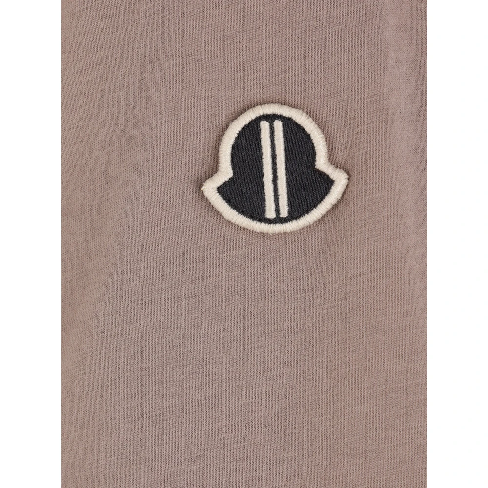 Moncler Casual Katoenen T-shirt Gray Heren