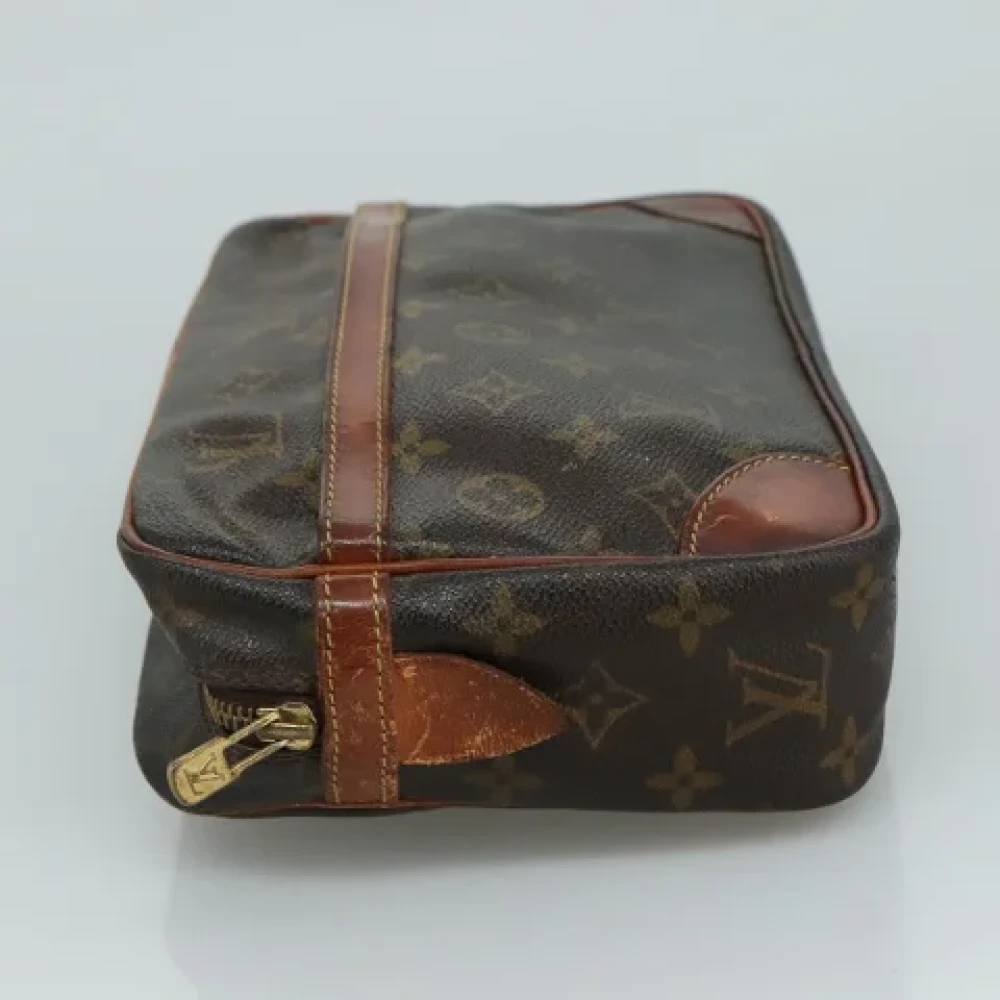 Louis Vuitton Vintage Pre-owned Canvas clutches Brown Dames