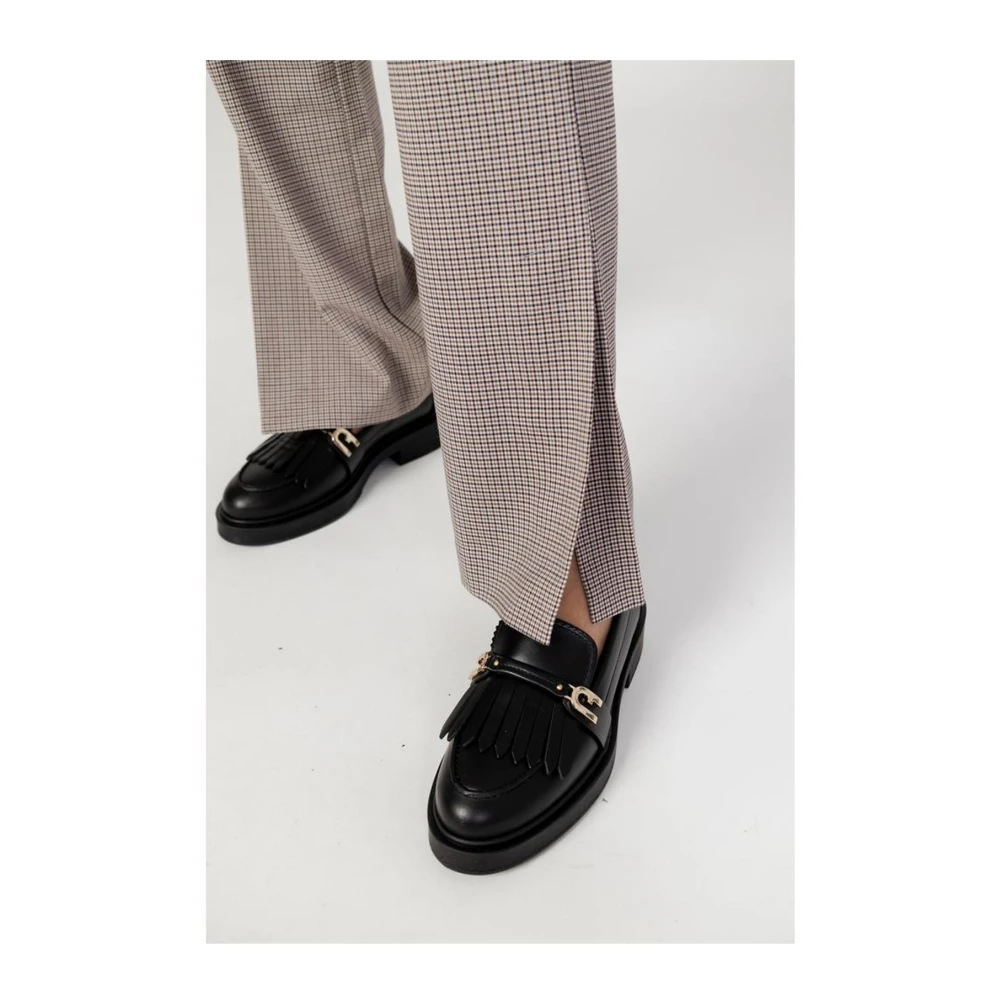 Only Polyester Viscosa Blend Cigarette Pants Beige Dames