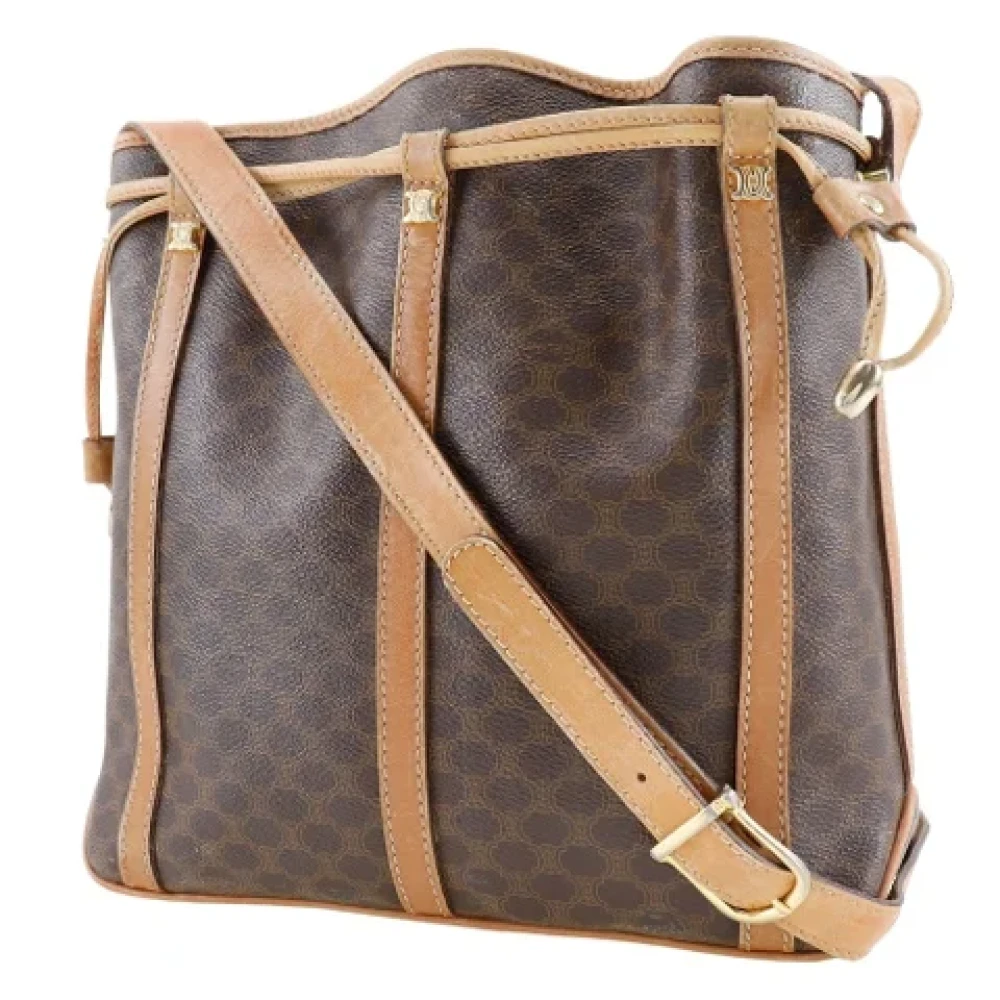 Celine Vintage Pre-owned Canvas celine-bags Brown Dames