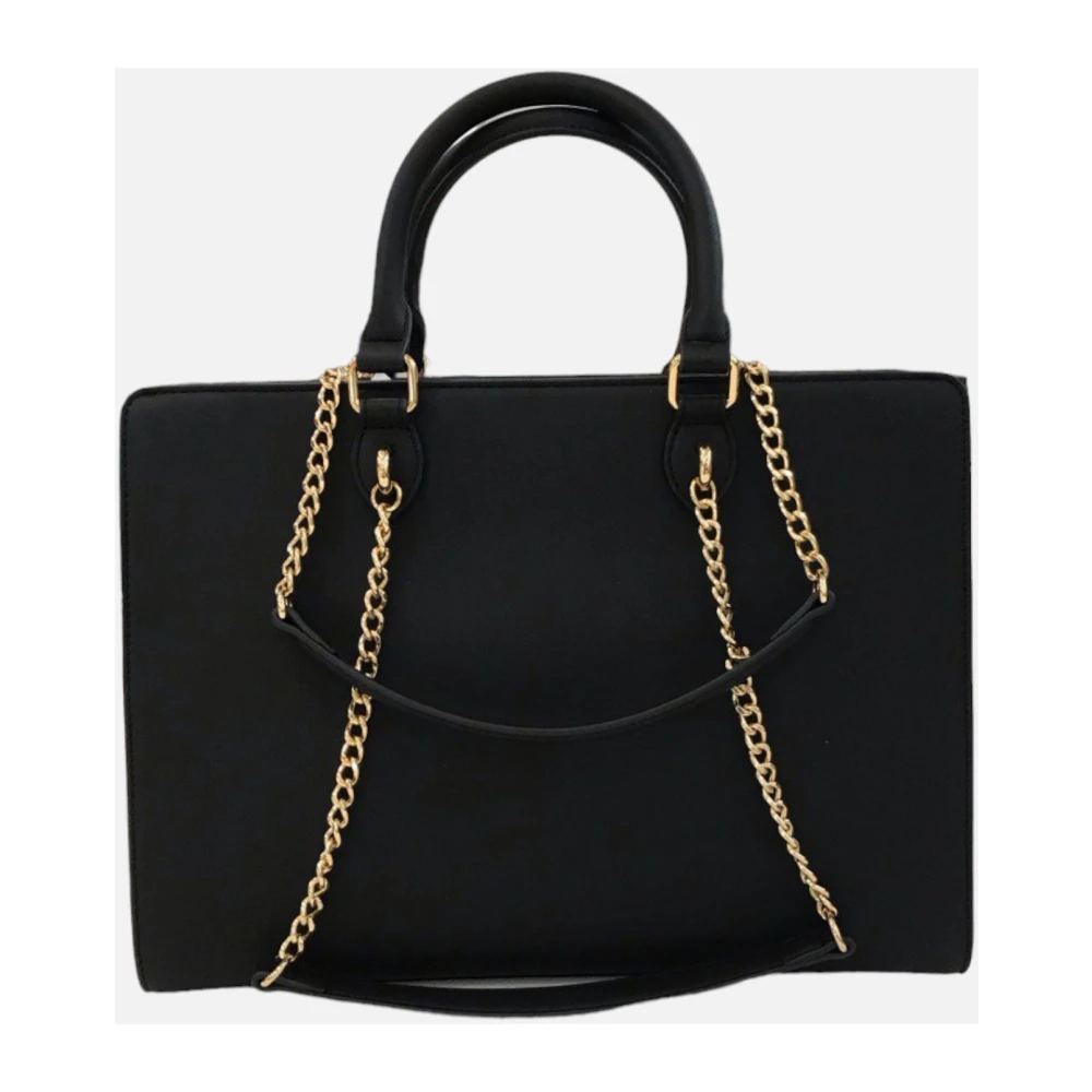 Love Moschino Zwarte Schoudertas met Kettinghandvat Black Dames