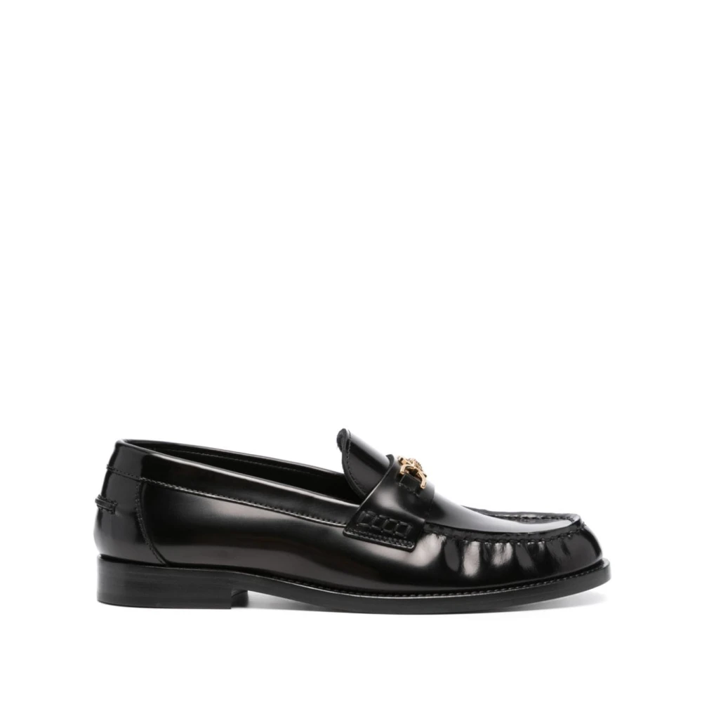 Versace Women's Black Loafers, 3 Uk, Sandals