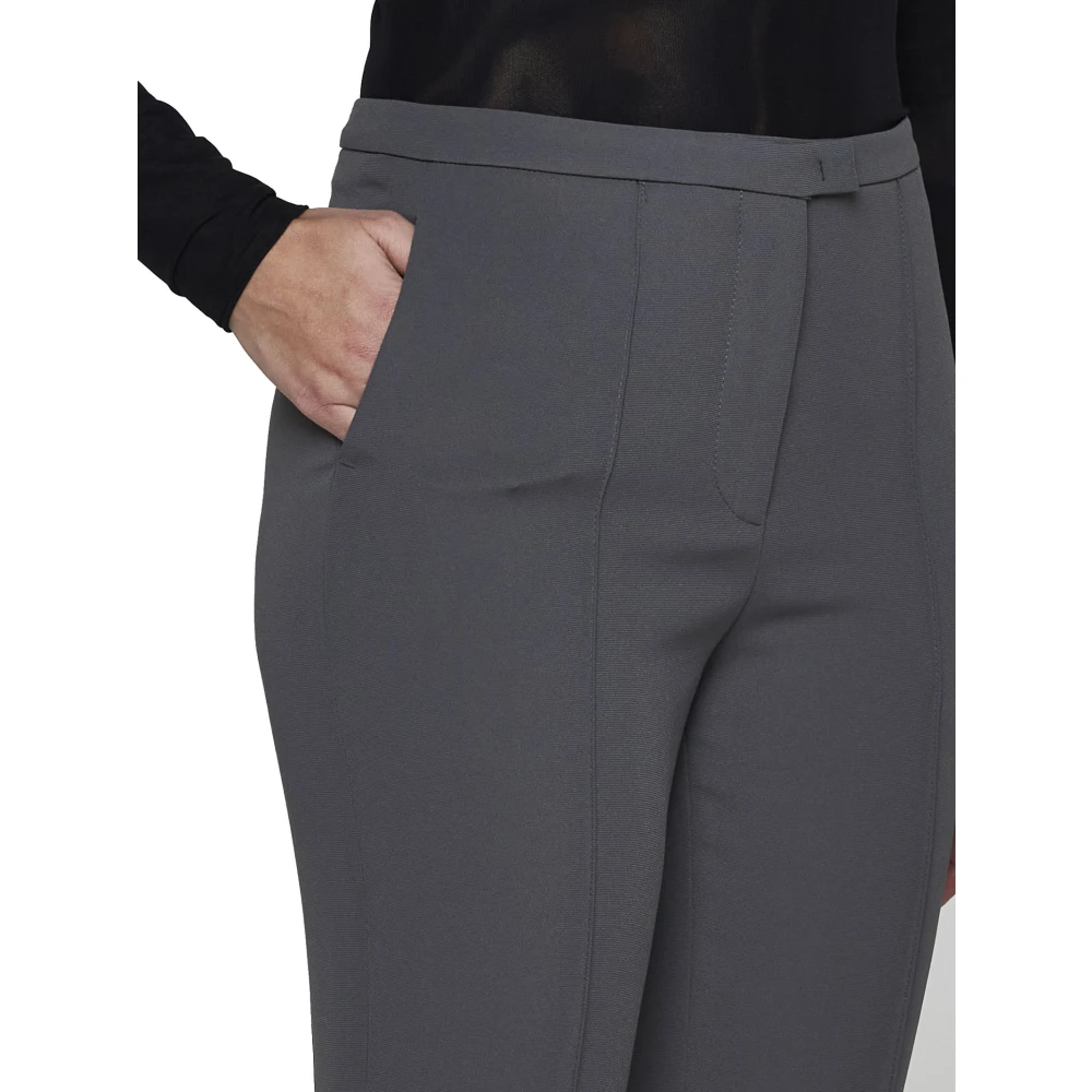 Blanca Vita Elegante Broek met Strik Detail Gray Dames