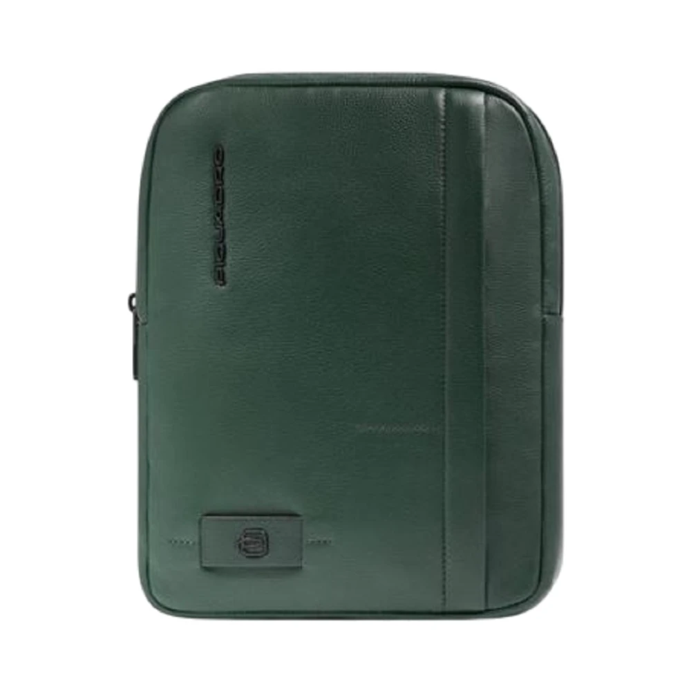 Piquadro Men's Green Cross Body Messenger, One Size, W137 Crossbody Bag