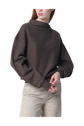 Draped Sweatshirt