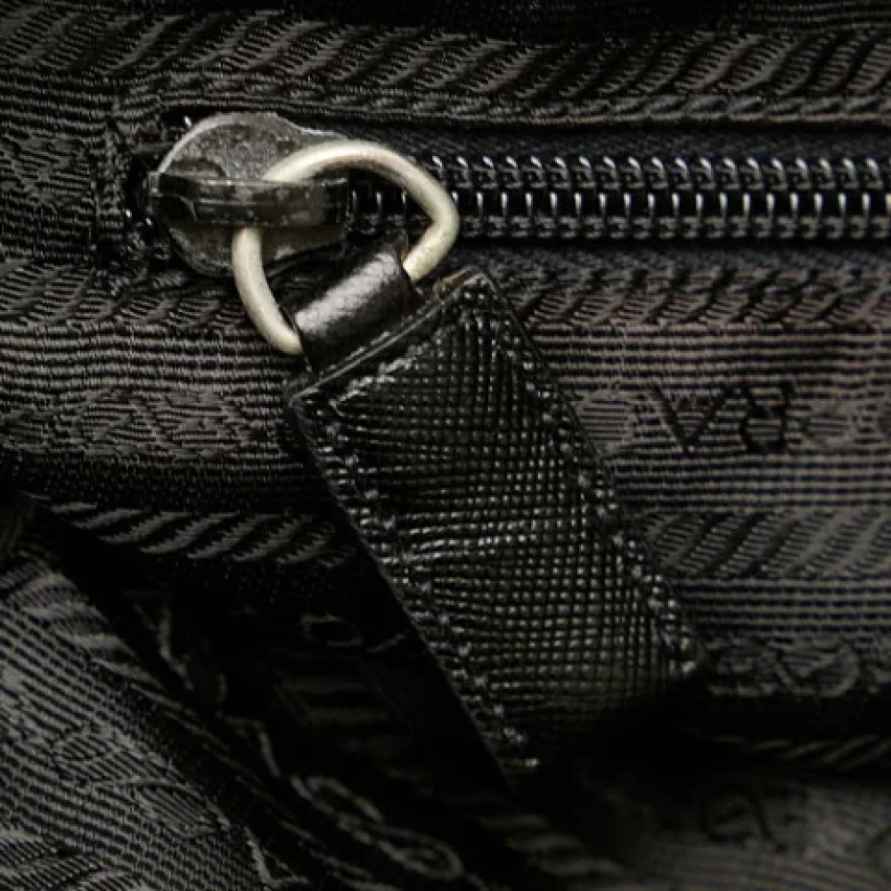 Prada Vintage Pre-owned Nylon shoulder-bags Black Dames