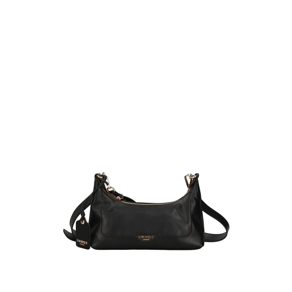 Twinset Women's Black Hobo Shoulder Bag - Shoulder Bags - One Size - Bags