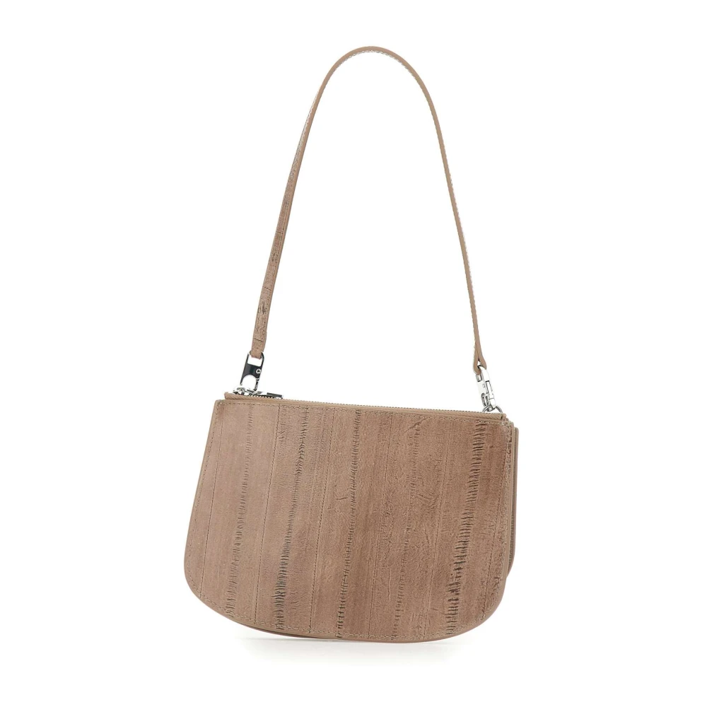 Diesel Twin Schoudertas Taupe Leer Brown Dames