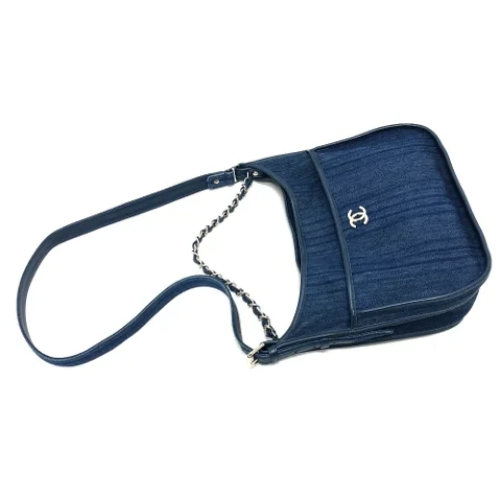 Chanel Vintage Pre-owned Denim chanel-bags Blue Dames