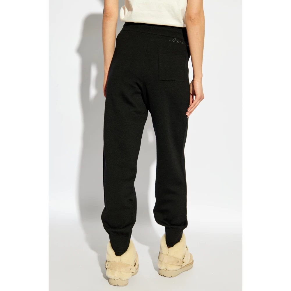Burberry Wollen broek Black Dames