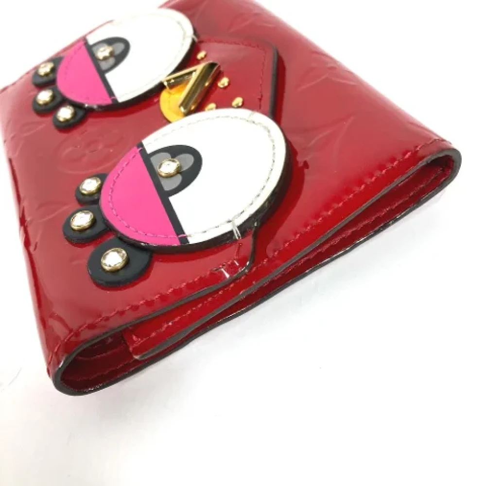 Louis Vuitton Vintage Pre-owned Fabric wallets Red Dames