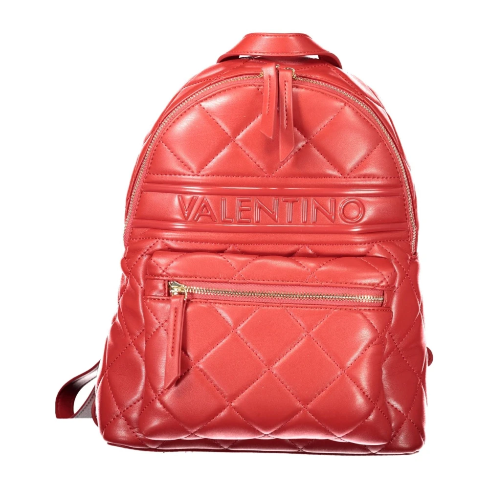 Valentino by Mario Valentino, Backpacks, female, Red, ONE SIZE, Red Backpack with Adjustable Straps