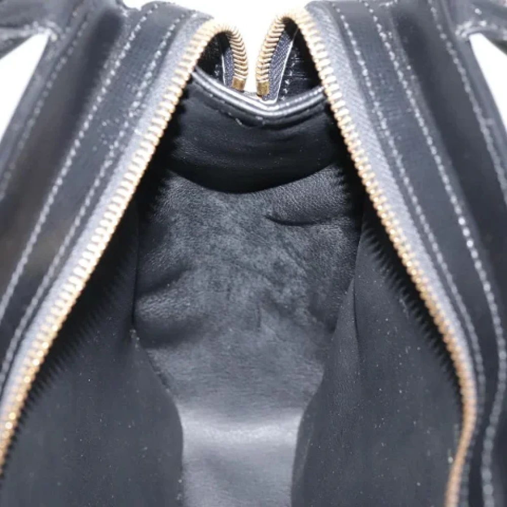 Dior Vintage Pre-owned Leather dior-bags Black Dames