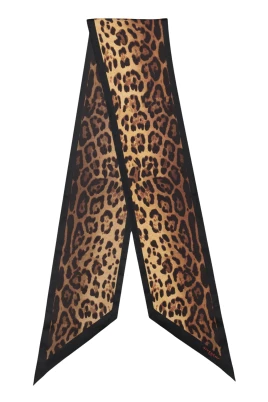 Maxi bandeau i siden med leopardtryck