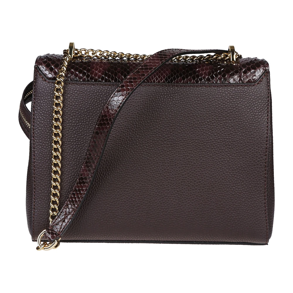 Lancel Stijlvolle Flap Tas voor Vrouwen Brown Dames
